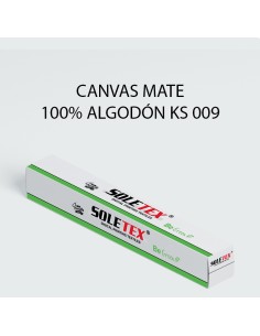 TELA CANVAS ALG. 285GR. MATE 1,02X50 (KS009)