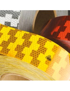 CINTA AVERY REFLECTANTE V-6722B ROJA 51MMX50M  CONSPICUITY