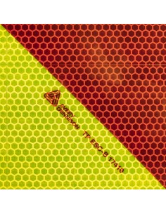 (ML) AVERY REFLECTANTE CHEVRON YELLOW/RED RIGHT MARKING...