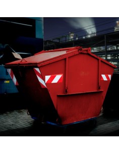 (ML) AVERY REFLECTANTE CHEVRON WHITE/RED RIGHT MARKING 0,141 2