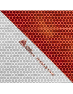 (ML) AVERY REFLECTANTE CHEVRON RED/WHITE LEFT MARKING 1,22