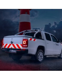 (ML) AVERY REFLECTANTE CHEVRON RED/WHITE LEFT MARKING 1,22 2