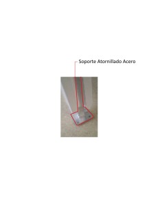 SOPORTE ATORNILLADO ACERO INOXIDABLE 50CM (UNIDAD)