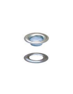 OLLAOS DE LATON PLATA 12MM (1000 UNDS.)