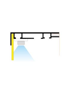 PERFIL MS SLIMTEX S75 MARCO PLAFON 75MM BARRA 3.03M... 2