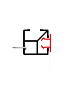 PERFIL MS ECOFLEX EKT2 25X25MM  BARRA 3.03 M (BRUTO) 2