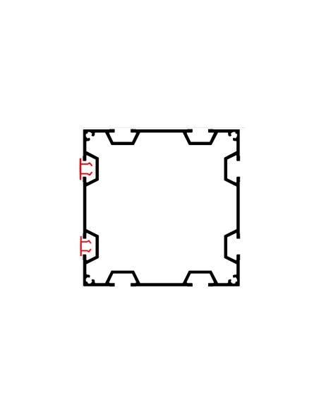 PERFIL MS ECOFLEX EP100  100X100MM  BARRA 4.10 M (BRUTO)