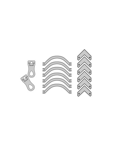 KIT ACCESORIOS MS MARCO DE ALUMINIO PARA PPLO20