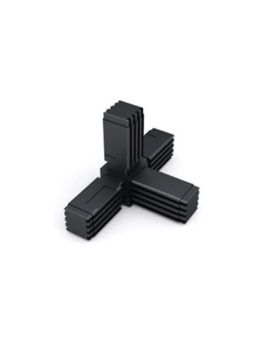 UNION EN "3D" 4 SALIDAS PARA TUBO CUADRADO DE...