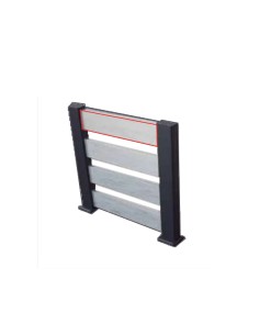 PERFIL MS LAMA 100X30MM ALUM.LAC.GRIS ANTRACITA BARRA 3...