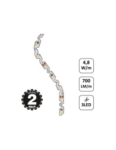 ICONLED MS FL-ZIGZAG 5M IP20 60 LED/M  12V/BL.3000K