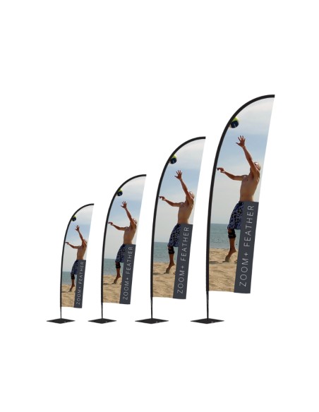 ZOOM + FEATHER FLAGS 4M (UF-ZM-LA)